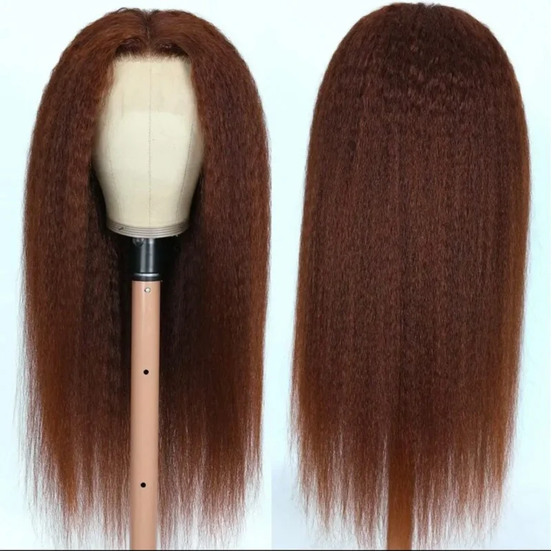 28inch-180density-brown-yaki-kinky-straight-lace-front-wig-for-african-women-with-babyhair-synthetic-glueless-preplucked-daily