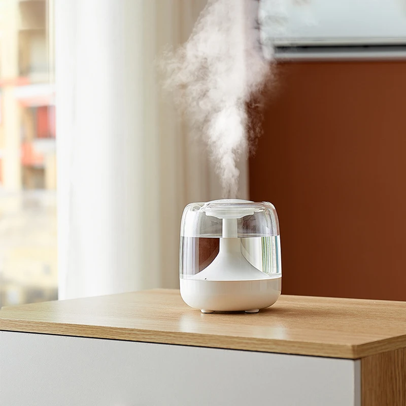 

Portable Mini Humidifier 650ML Small Cool Mist Humidifier with Colorful Night Light Personal Desktop Silent Aromatherapy Machine