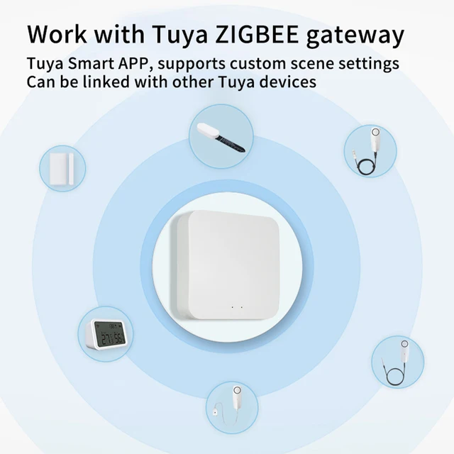Tuya Smart Zigbee Soil Moisture Tester Temperature and Humidity Sensor Thermo Hygrometer Home Automation Irrigation Detector 2