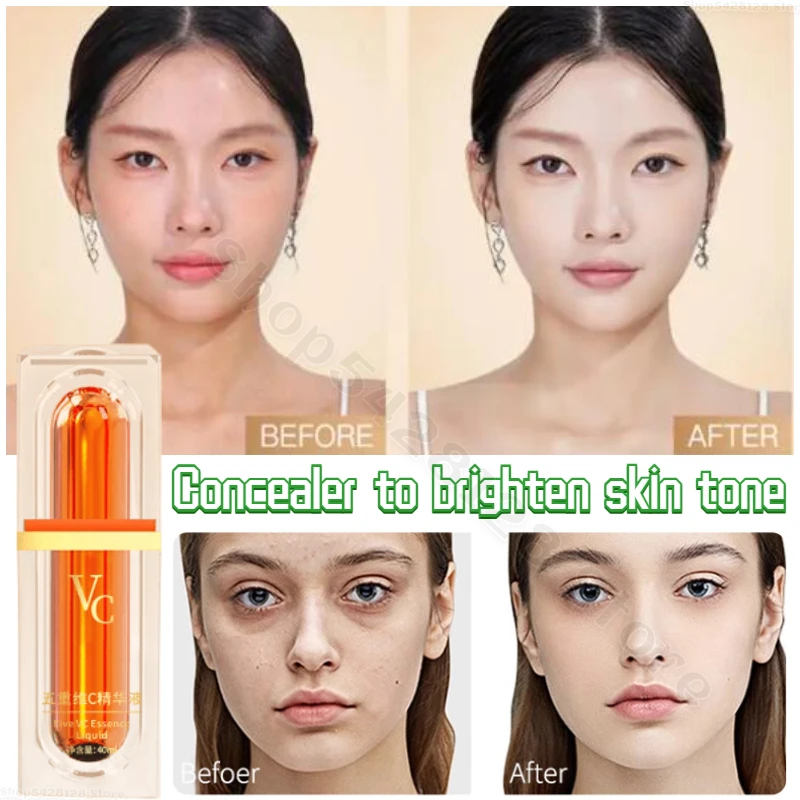 Five VC Plain Cream Concealer Isolation Brightening Skin Makeup Front Milk 4 in 1 Skin Whitening Cream 2