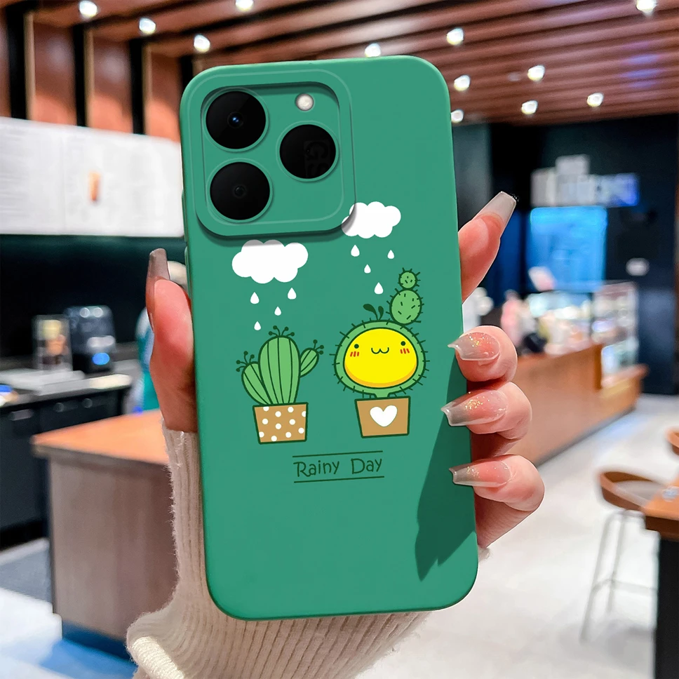 Funny Design Soft Liquid Silicone Full Coverage Shockproof Phone Case