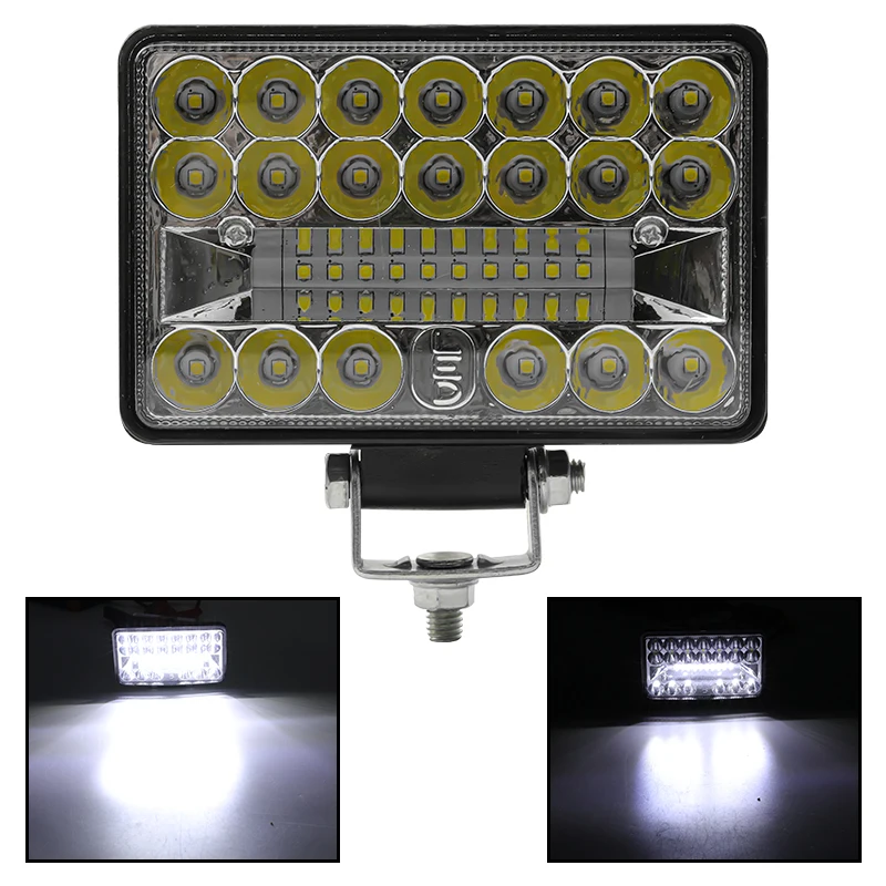 5 Pollici 108W Square Led Work Light Bright White Led Bar Offroad Spotlight Bar Per 4 X4 Truck Atv Suv Ip67 Faro A Led Impermeabile