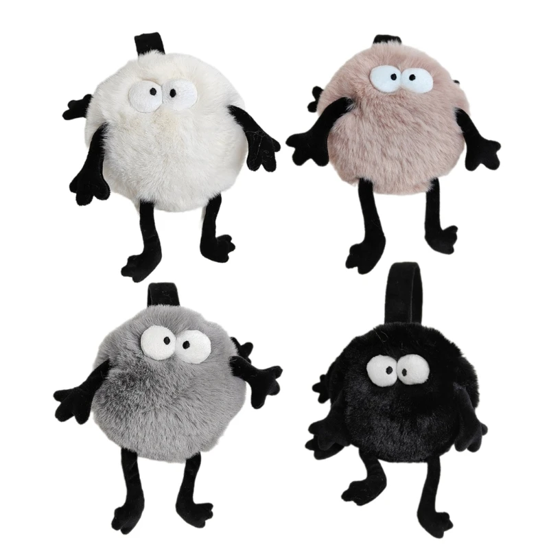 

Soft and Warm Dustbunny Plush Ear Warmers for Winter Outdoor Activities Keep You Warm in Cold Weather for Halloween