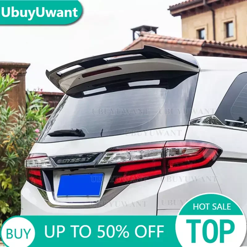 

For Honda ODYSSEY Spoiler 2015 2016 2017 2018 2019 High Quality ABS Unpainted/Gloosy Black/Carbon Color Roof Spoiler