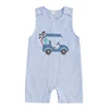Baby Boy Tank Romper Golf Hole in One Birthday Outfit Boy Summer Striped Sleeveless Jumpsuit 1st Birthday Gift 1