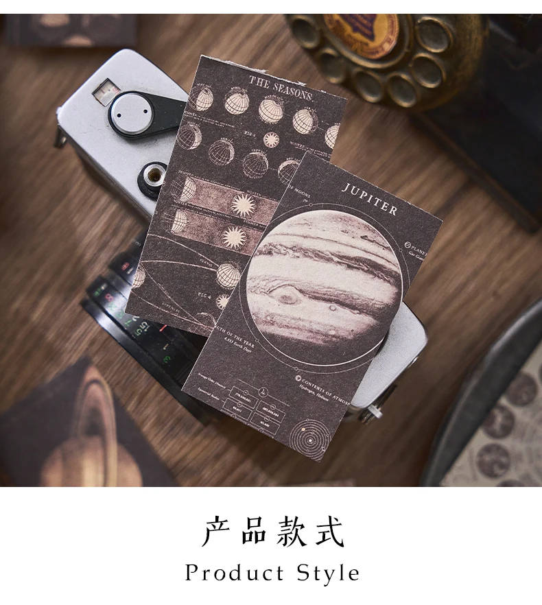 60 teile/paket Vintage Materialien Buch Sammelalbum Materialien DIY Fotoalbum Collage Journalling Kreative Schreibwaren Hintergrund papier – Detail 19