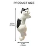 Realistic Furry Hanging Cat Simulation Plush Cat Doll Animal Figurines Home TV Decoration Cute Kitten Model Soft Toy Child Gift 6