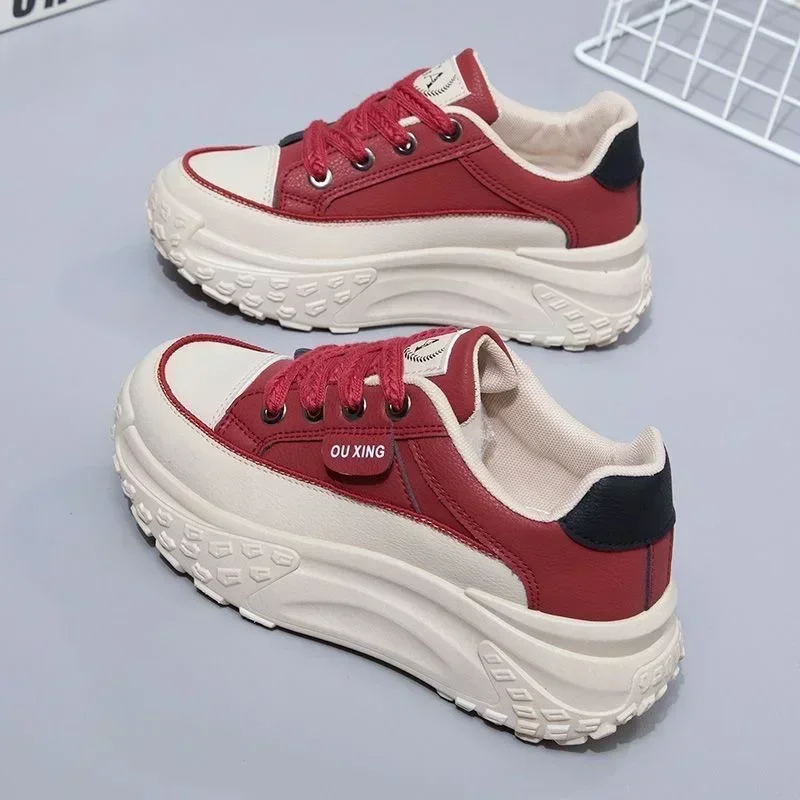 Retro Women Shoes Spring Platform Shoes Casual Sneakers Versatile Fashion Designer Shoes High Quality  Women Sneakers
