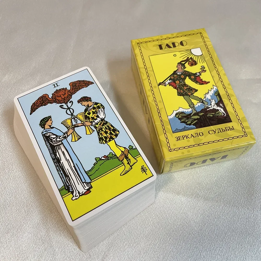 1pcs party games tarot card NEW Russian Version classic tarot cards board games oracle deck 6