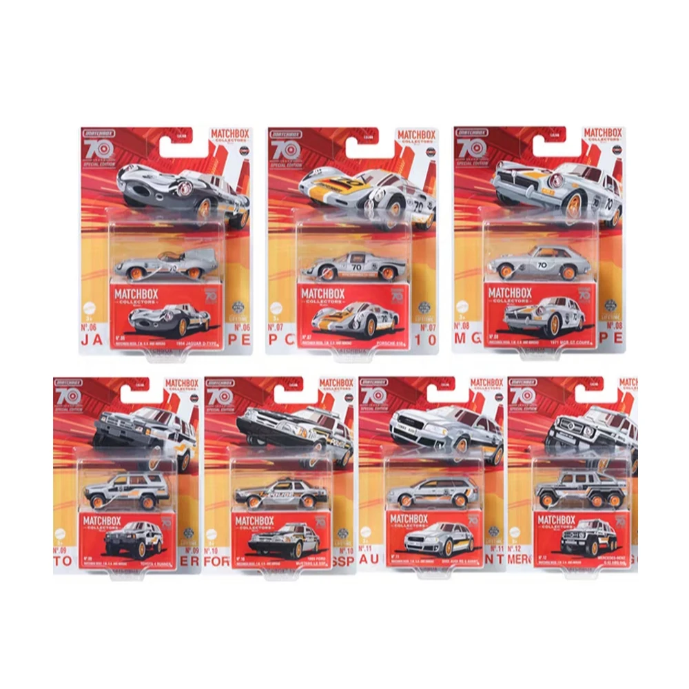 

Matchbox Collector Series GBJ48 70th Anniversary Limited Edition Alloy Car Simulation Model Toys For Childen Collect gifts