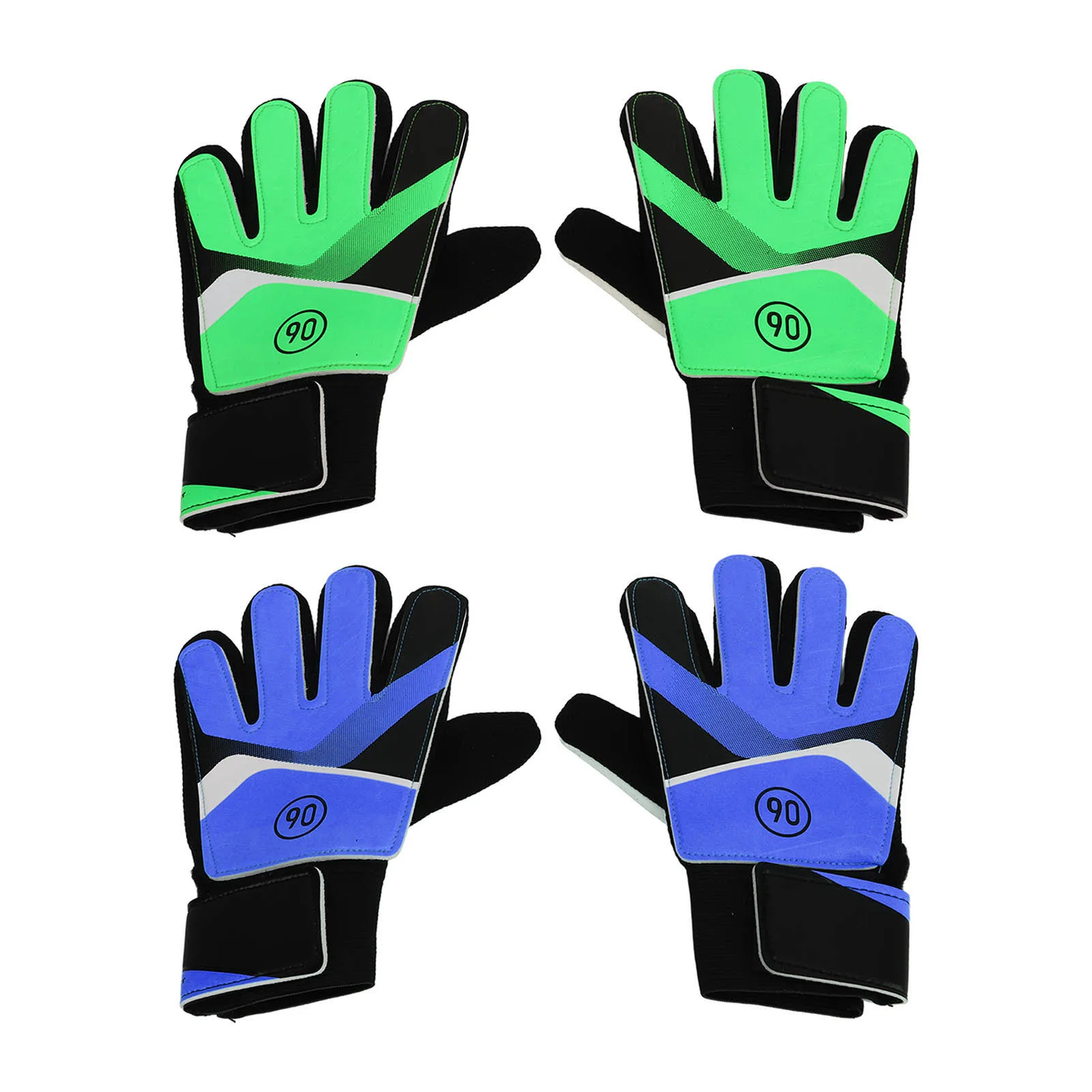 1 Pair Kids Goalkeeper Gloves Football Anti Slip 5/6/7size