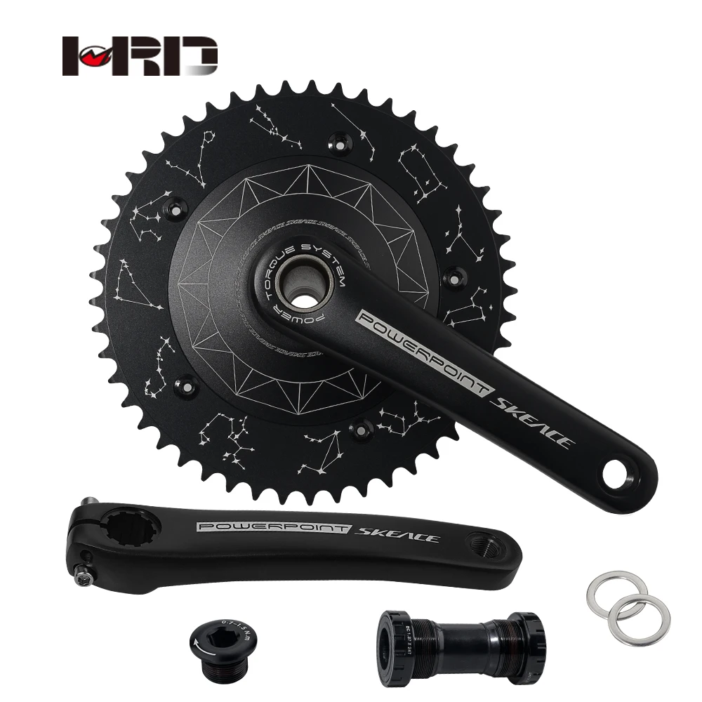 SKEACE Crank Single Speed Track Racing Bike 49T 165mm 144BCD