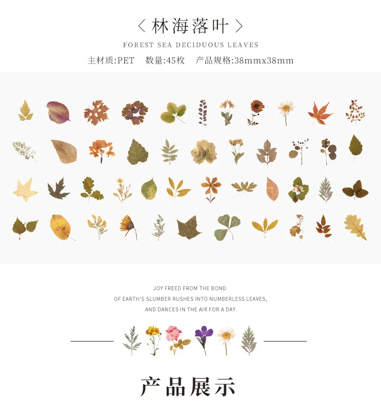 Flower Language Kawaii Sticker 7