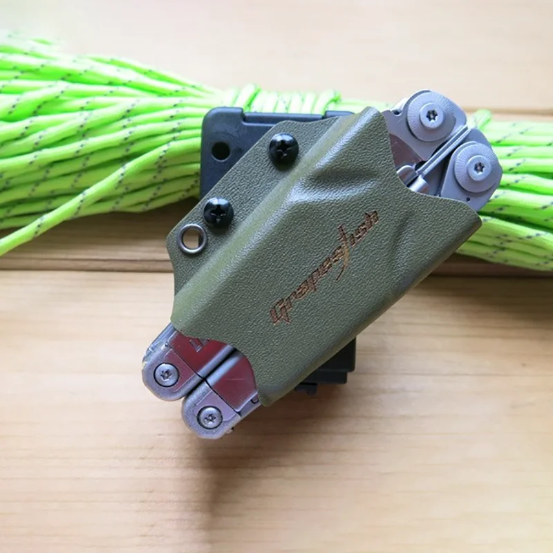 1pc 3 Colors Tactical Tool Pliers Kydex Sheath Folding Knife EDC Tool