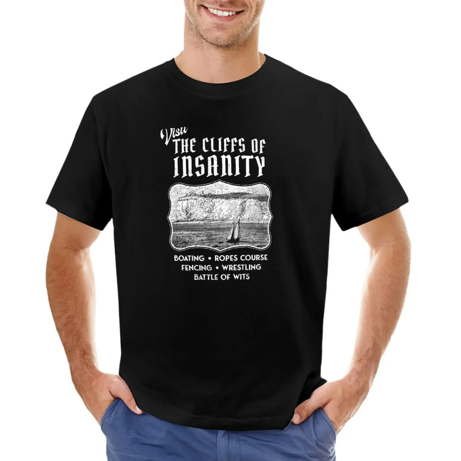 Princess Bride-Visita The Clips Of Insanity T-Shirt Hippie Clothes Cute Clothes Magliette Da Uomo Casual Elegante
