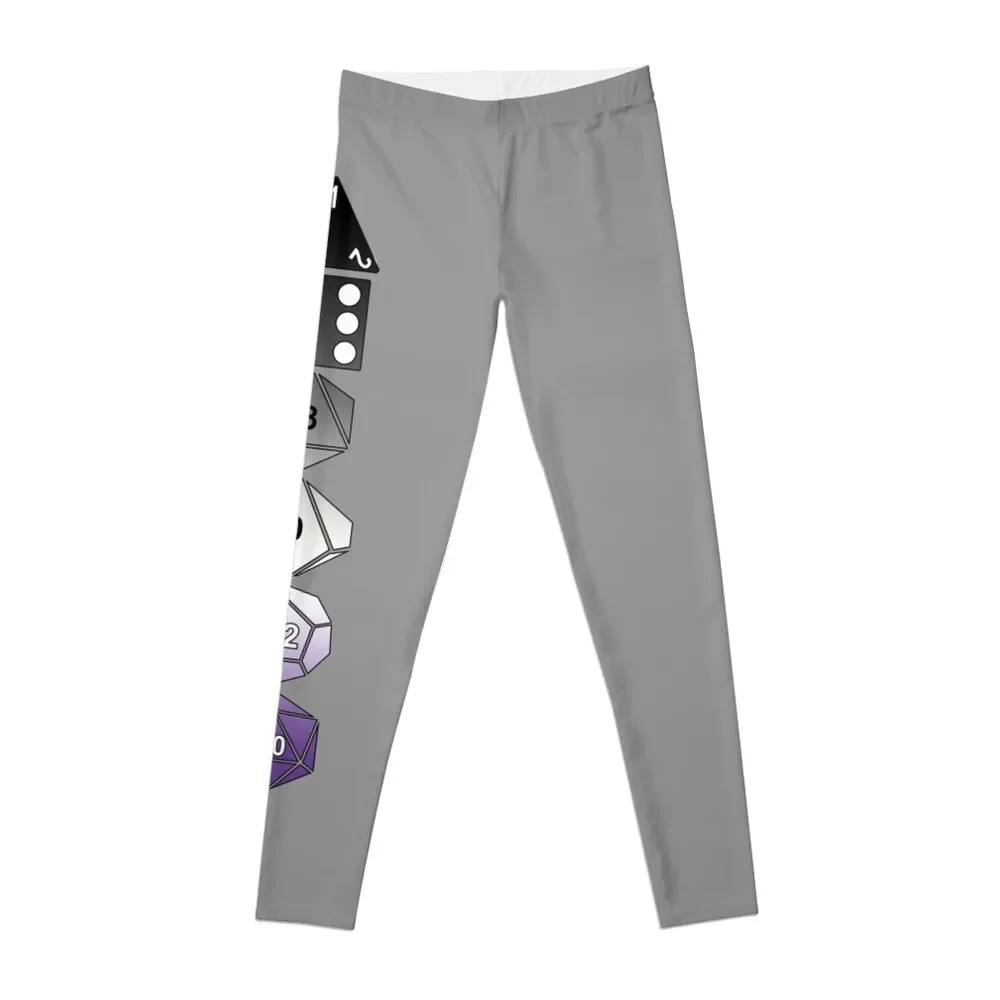 

Asexual Pride (Polyhedral Edition) Leggings gym pants Golf wear Womens Leggings