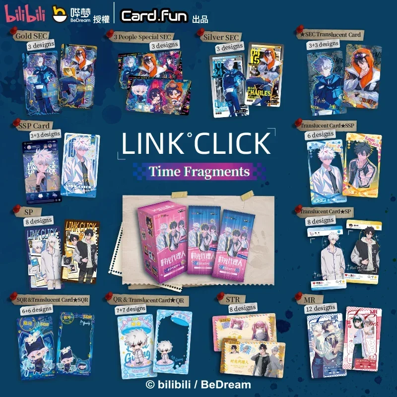 20 Packs CARDFUN Link Click Cards Official Anime TCG CCG