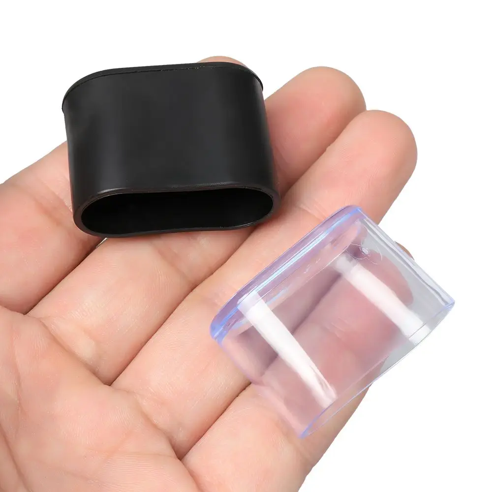 Silicone Oval Chair Leg Caps Furniture Floor Protectors