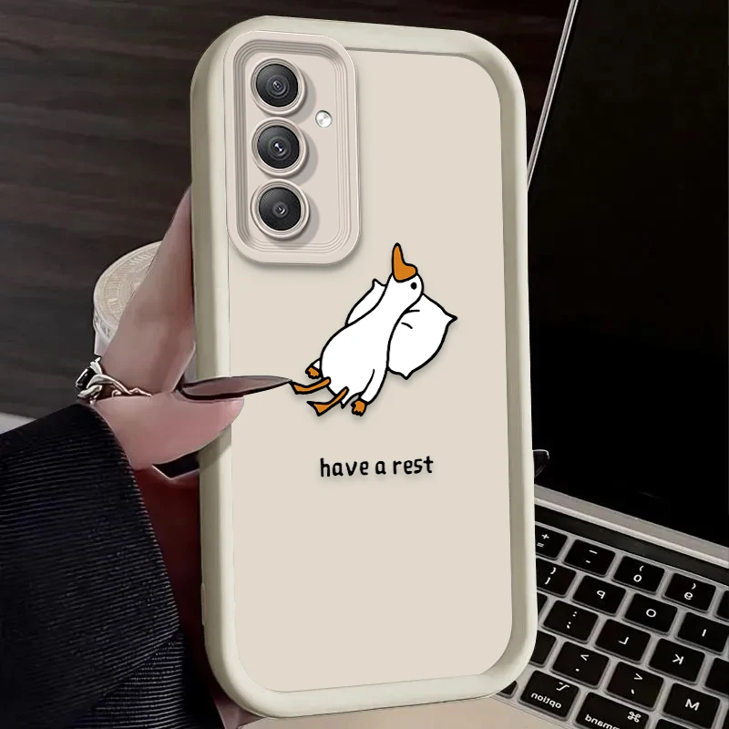 Lovely Cartoon Duck Soft Phone Case Cover
