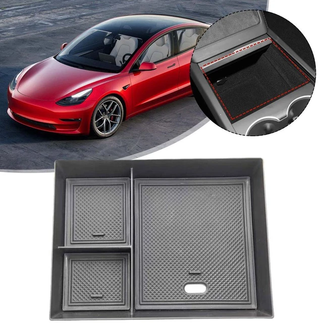 Für Tesla Modell 3 Highland 2024 Zentral steuerung Armlehne Aufbewahrung  sbox Organizer Fall Container Verstauen von Autozubehör - AliExpress