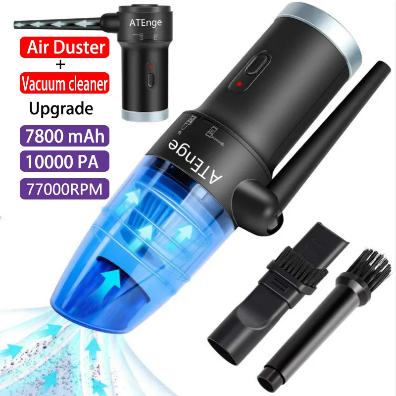 Cordless Air Duster & Vacuum Cleaner For Car 2in1,handheld Electric Air Blower,powerful