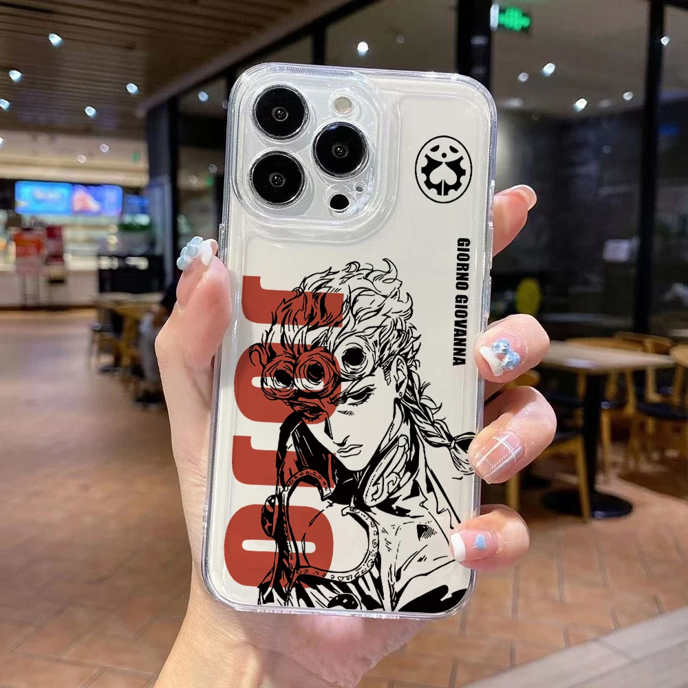 JoJo Bizarre Adventure Soft TPU Transparent Phone Case