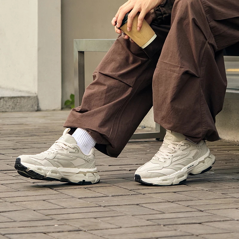 361 Degrees Men Sport Shoes New Casual Retro Classic Versatile Breathable Stable Cushioning Thick-soled Male Sneakers 672446761