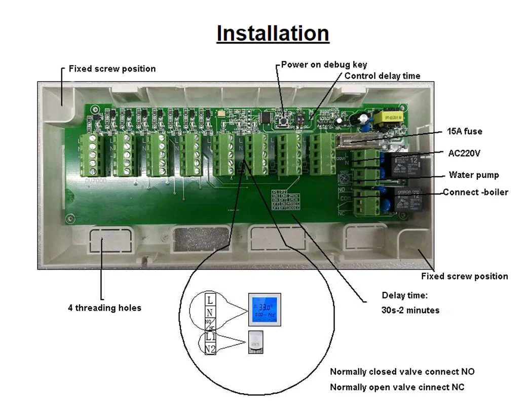 Smart Thermostat Smart Thermostat Socket Temperature Controller Thermostatic Valve Controller 3A Water Floor Heating System Smart WIFI Thermostat Central Actuators Connecting 8Sub-chamber Hub Controller For Gas Boiler