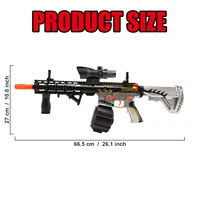 M416 High Speed Electric Gel Balls Gun Toys,Automatic&Manual Dual Modes Water Bullets Blaster,Perfect for Outdoor Games/Gifts 2