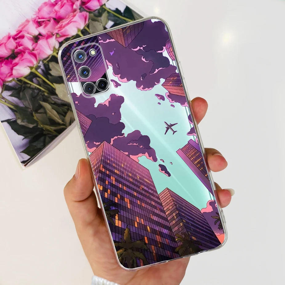 Cute Fashion Painted Clear Silicone Phone Case - Soft Protective Cover