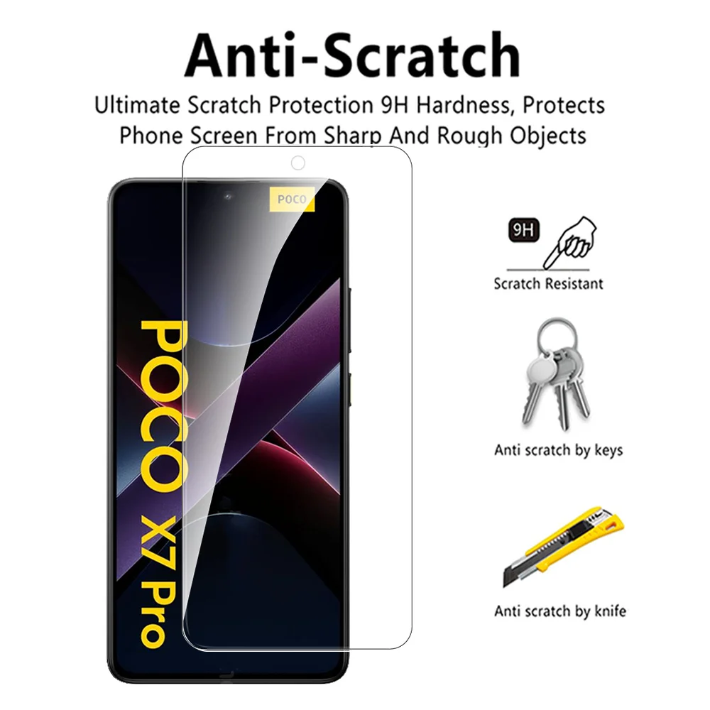 3-Pack Premium Glass Screen Protector