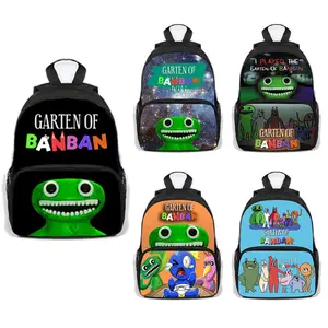 Jogos garten de banban mochilas grande capacidade faculdade adolescentes  sacos de escola 3 pcs/sets lona bookbag primária das mulheres dos homens