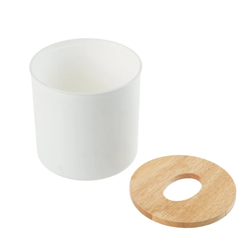 Desktop Tissue Box Wooden Lid Nordic Minimalist Style Tissue Case Kitchen Table Paper Extraction Container Home Tissue Boxes 5