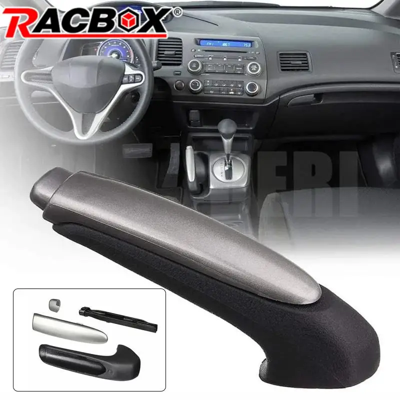 Car Parking Hand Brake Handle Lever Cover Emergency HandleSleeve For Honda Civic 2006 2007 2008 2009 2010 2011 47115-SNA-A82ZA