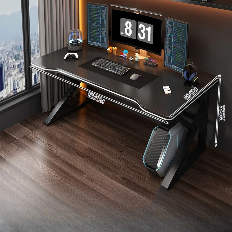 שולחן מחשב גיימינג לבית, למשרד וללימודים, מתקפל, גובה מתכוונן, צורת L, קומפקטי, מקום קטן, שולחן ארגונומי