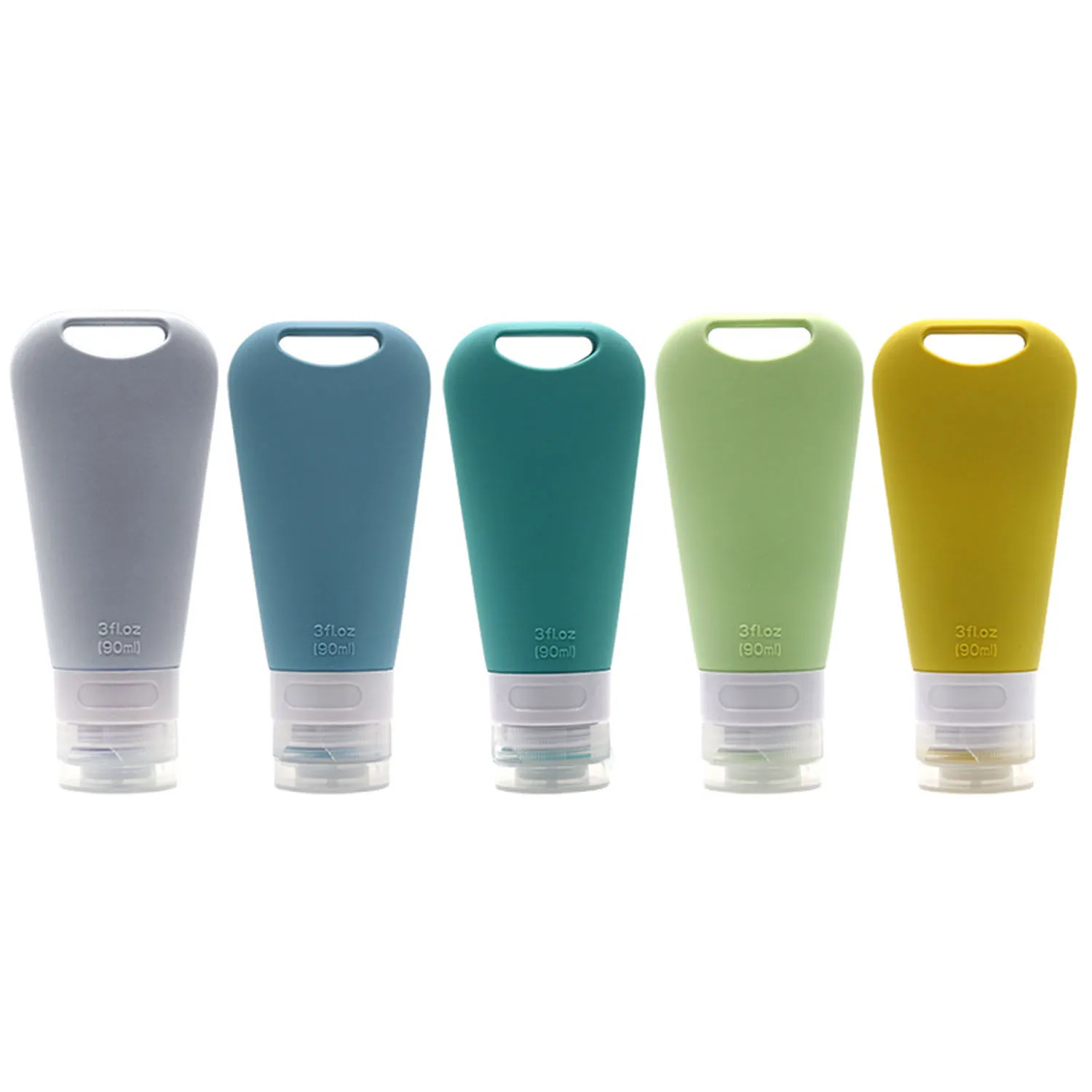 Silicone Travel Bottles for Toiletries TSA Approved Travel Containers Set  Portable Leak Proof Refillable Cosmetic Bottles
