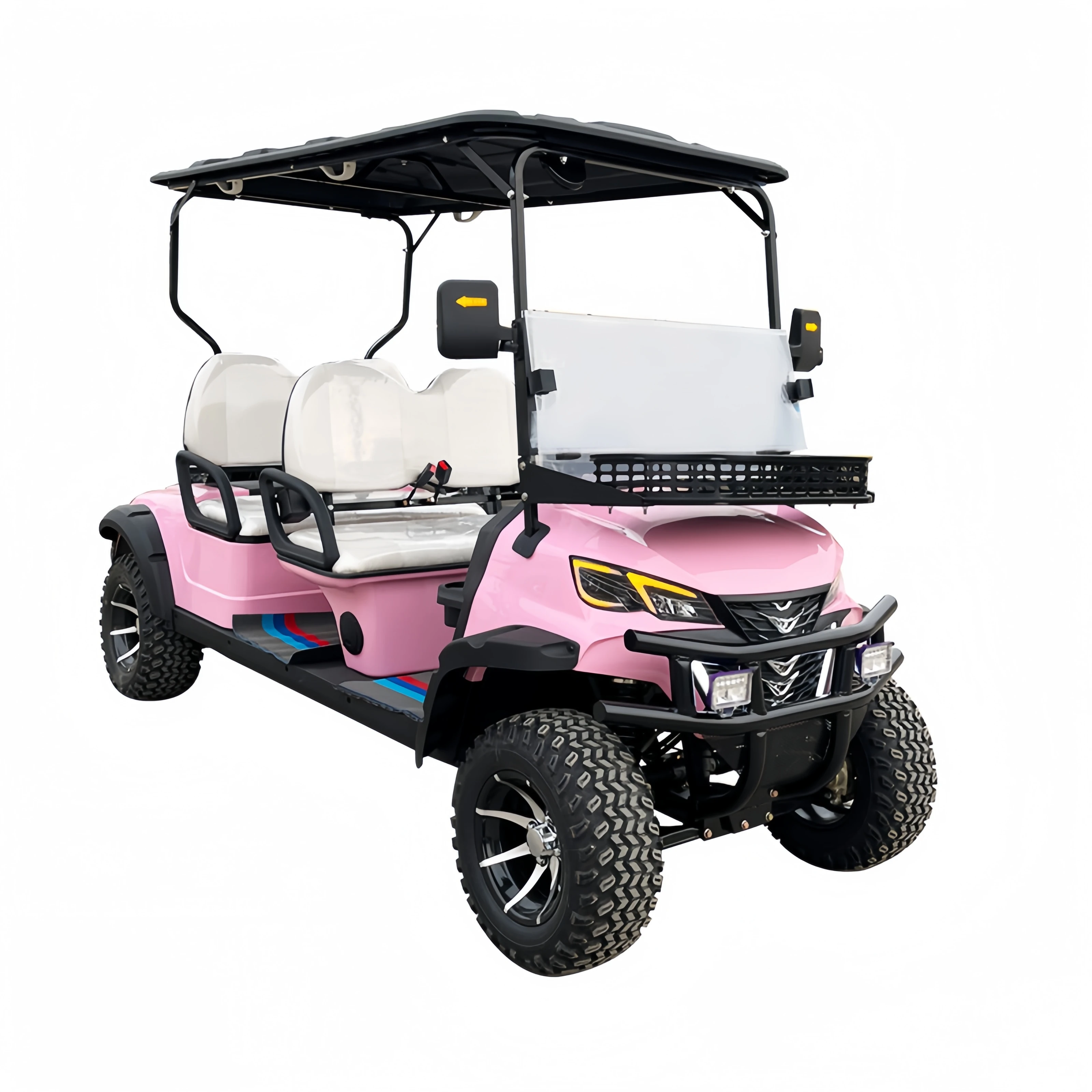Electric 4 Seater Hunting Golf Cart mini electric golf carts 4 seater club car