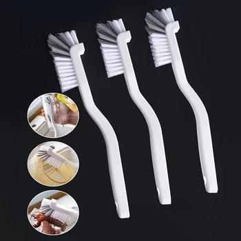 Spazzole per la pulizia della cucina per uso domestico su vasca da bagno, doccia, cucina, pavimenti in piastrelle, lavello, scanalature, binari per finestre