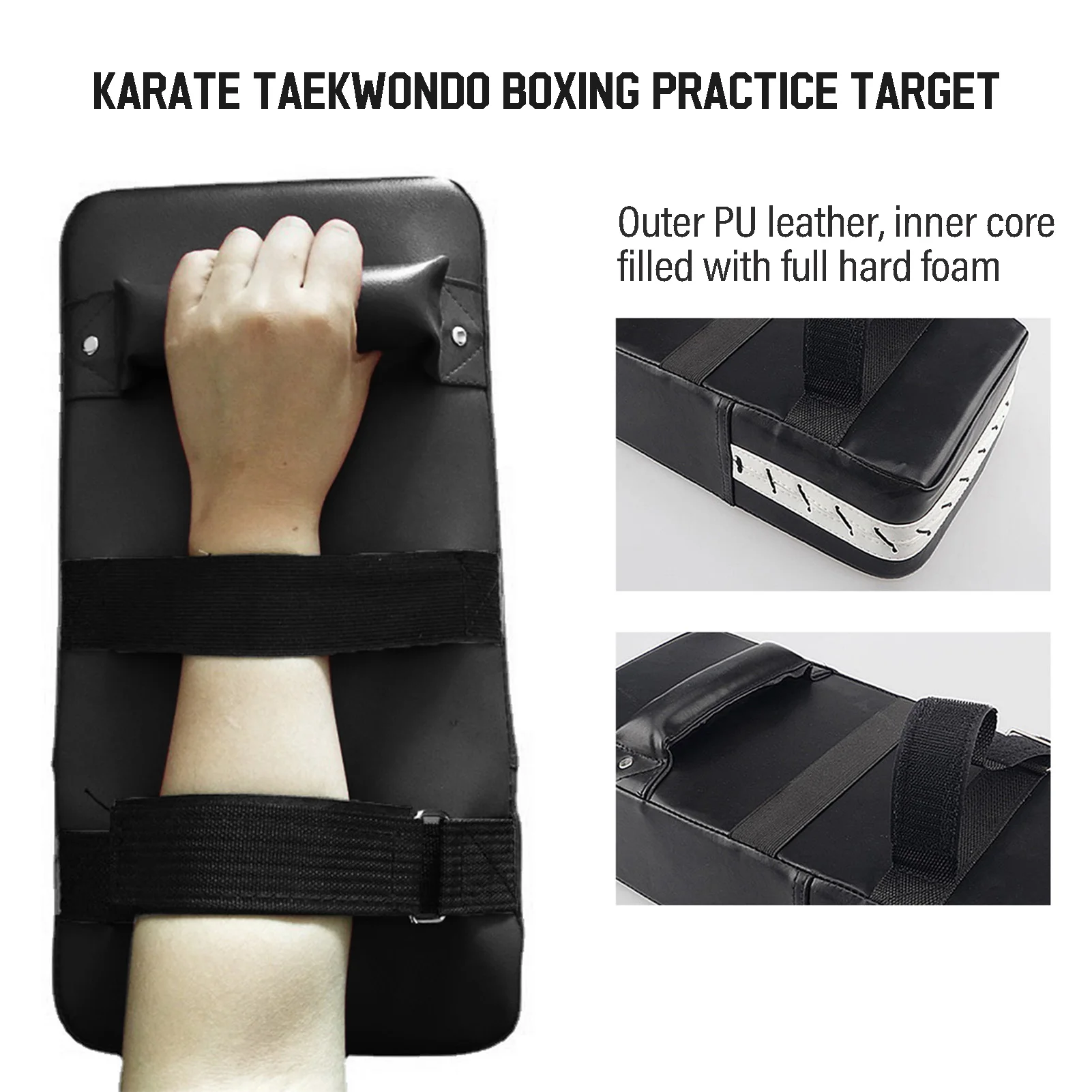 Kickboxing Striking Target Pads Soft Portable PU Leather Fighting Hand Target for Martial Arts MMA Punching