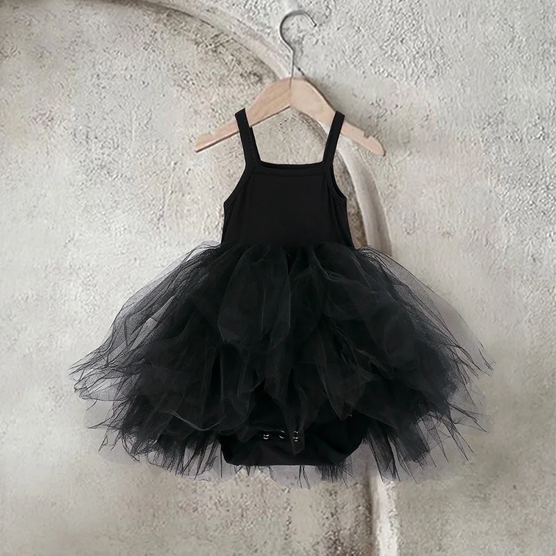 Summer Baby Girls Tulle One Piece Bodysuit