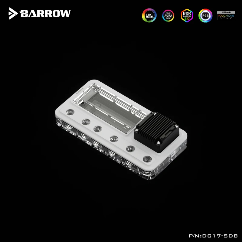 BARROW Acrylic Distro Plate / Board for PC Cooler System Case / Fit Hard Hose Tube Combo DDC Pump DC17-SDB 120/240/360