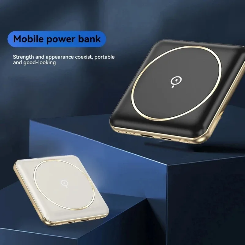 30000mAh Mini Power Bank Magnetic Wireless Charger External Battery Fast Charging Powerbank For iPhone 15 14 13 Xiaomi huawei