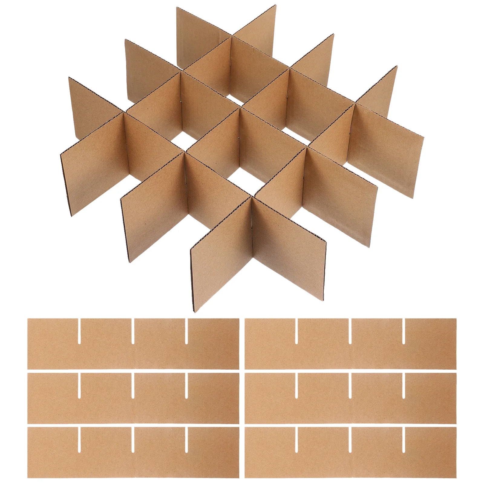 Partition Plate Carton Partitions Cardboard Boxes Moving For Glasses Paper Supplies Dividers