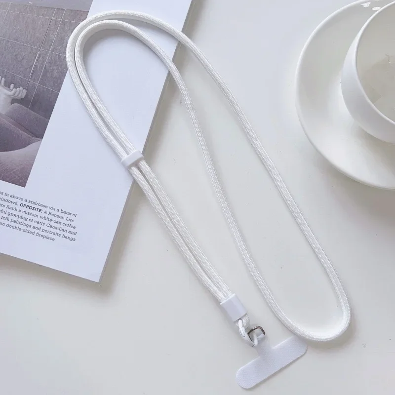 Personalized Solid Color Mobile Phone Lanyard Crossbody Rope Strap Image 13