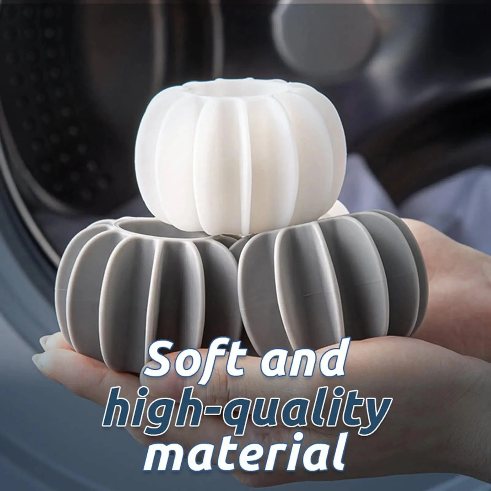 Reusable Magic Laundry Balls 3/5/10 Anti-Tangle for Washing Machine Silicone Steam Dryer Balls