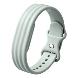Chinber Active Loop Silicone Sport Strap - Adjustable Fitness Wristband - Fitbit Air (Fog)