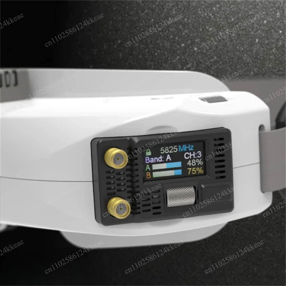 Récepteur FPV SteadyView X 5.8Ghz 7.5G - Module IPS pour SKY04X 04O PRO, installé dans des lunettes FPV