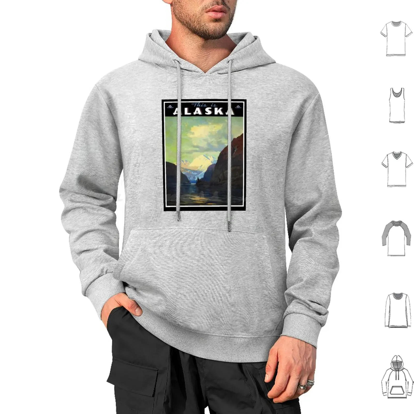 

Vintage Wild Alaska Poster 10 Hoodies Long Sleeve Alaska Vintage Vintage Wild Alaska Alaska Vintage Wild Nature Retro