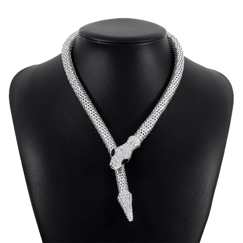 Allereya Serpente Braccialetto Punk Vortice Argento Gioielli Per Le Donne E Le Ragazze