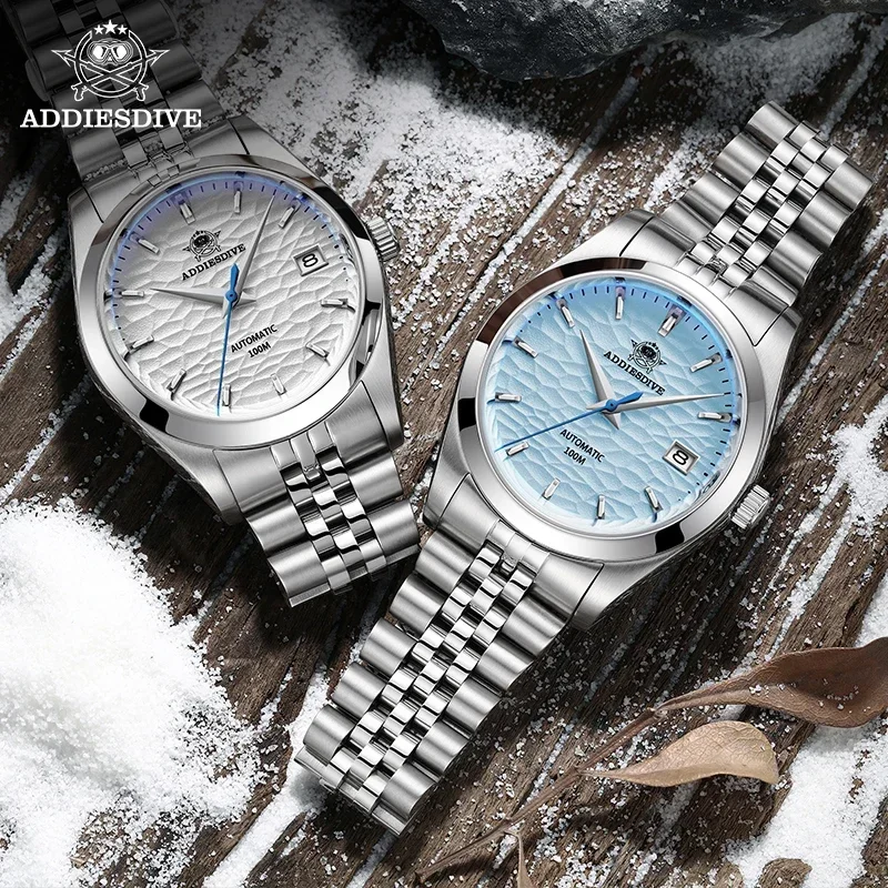 ADDIESDIVE Top brand Automatic Mechanical Watch AD2118 Business Wristwatch Luxury Watches 100M Dive Luminous relogios masculinos 2
